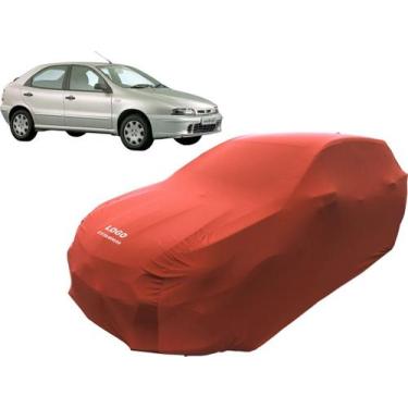 Imagem de Capa Cobrir Carro Automotiva Protetora Fiat  Brava - Mz, Vermelha