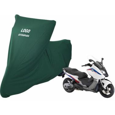 Imagem de Capa De Tecido Helanca Lycra Para Moto BMW C 600 - Mz, Verde