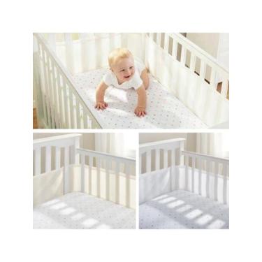 Imagem de Tela Protetora Respirável Berço Americano Branco - CLICK TUDO