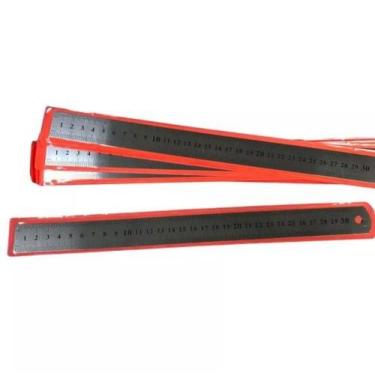 Imagem de Réguas Metálicas De Alumínio Metal Régua Escolar Material Atacado Régu