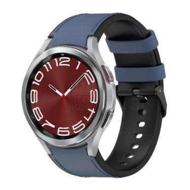 Imagem de Pulseira Para Galaxy Watch6 Classic 43mm - Couro Artificial - Genérico