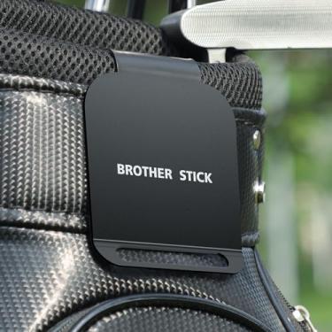 Imagem de 2 peças de almofadas de aterrissagem de metal para acessórios de bolsa de golfe para homens, acessórios de bolsa de taco de golfe para toalha de golfe magnética de telêmetro de golfe, garrafa de