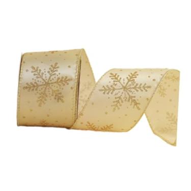 Imagem de Esquirla Fita de Natal 2,5 polegadas para guirlanda e decoração de festas com arame, Style B