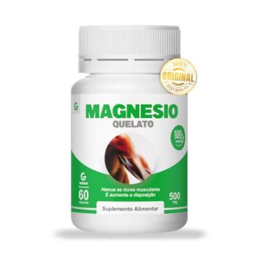 Imagem de Magnésio Quelato 60caps 500mg GENATURE