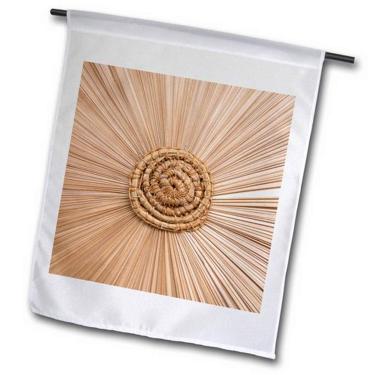 Imagem de 3dRose Chapéu de bambu, Hanói, Vietnã AS38 KSU0221 Bandeira de jardim Keren Su, 30,48 x 45,72 cm