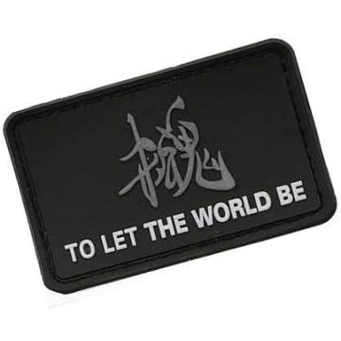 Imagem de WLngtv 1 peça de patch sólido de metal preto, retangular, 8,89 x 5,6 cm, jogos militares (Metal Gear Solid), gancho e laço