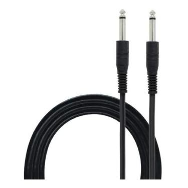 Imagem de Cabo P10 X P10 Para Violao Guitarra Baixo Som 1,5 Metros - Genérica