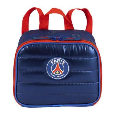 Imagem de Lancheira Térmica Escolar PSG Plus Stripes Sestini, Azul