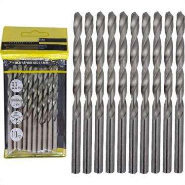 Imagem de Broca Aco Rapido Eda 5,5Mm - 0Bx - Kit C/10 Pecas