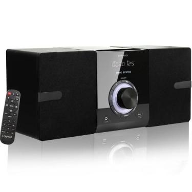 Imagem de Sistema Estéreo Compacto LONPOO LP-886 - 30W com Bluetooth e Leitor de