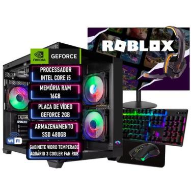 Imagem de PC Gamer Completo Intel Core i5 RAM 16GB SSD 480GB GEFORCE 2GB - ADVAN