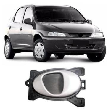 Imagem de Macaneta porta celta 2000 01 02 03 04 2005 2006 prata lado direito - A