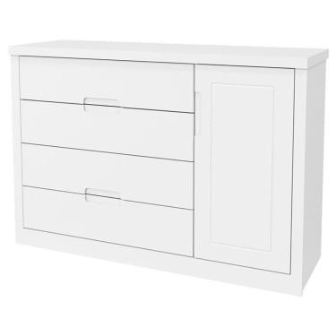 Imagem de Cômoda Infantil Tutto New Branco Acetinado – Matic