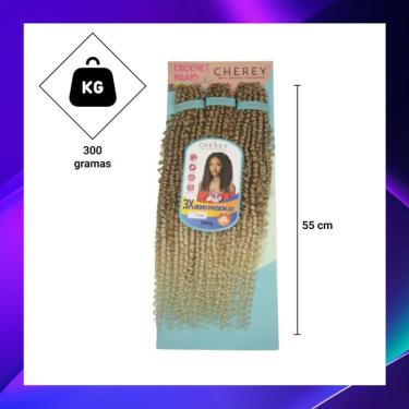 Imagem de Aplique Cabelo 3X Boho Passion 55Cm 300G Crochet Braid