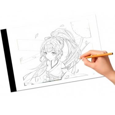 Imagem de Mesa Led A3 A4 Luz Branco Desenho Transposição Profissional (branco, A4)