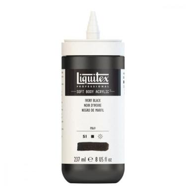 Imagem de Tinta Acrílica Tela Soft Body Liquitex 237ml 244 Ivory Black