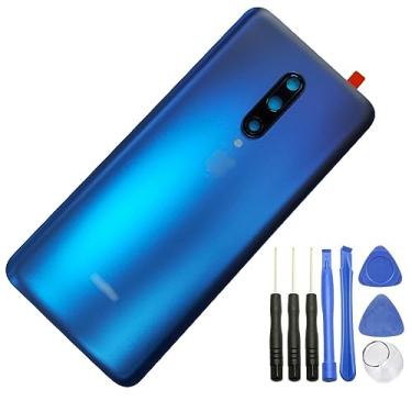 Imagem de Ubrokeifixit Capa de vidro traseira traseira para OnePlus 7 Pro de substituição para OnePlus 7 Pro 16.9 cm GM1911 GM1913 GM1917 GM1910 GM1915, lente de vidro da câmera/flash (não para OnePlus 7 16.3