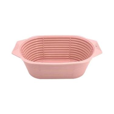 Imagem de Cesta De Fermentação De Pão De Silicone Dobrável Forno Resistente Ao C