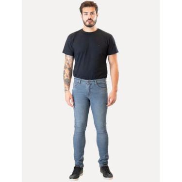 Imagem de Calça Guess Masculina Jeans Skinny Dirty Azul Médio, 46