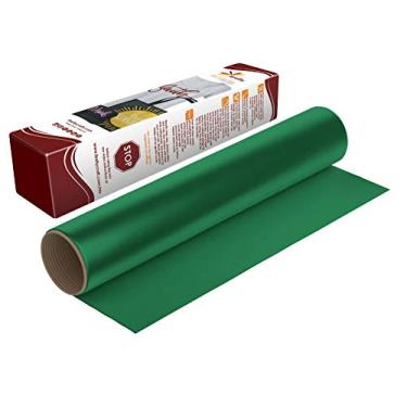Imagem de Firefly Craft Lençol de vinil de transferência de calor regular | Vinil HTV | Vinil de ferro para Cricut e silhueta | Vinil de prensa térmica para camisetas – 30,48 cm x 50,80 cm, Verde, 1 sheet, 1