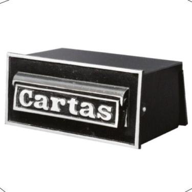 Imagem de Caixa de Correios Grande Resistente Alumínio Tamanho 30x25x12 para Emb