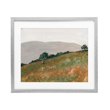 Imagem de Stupell Industries Impressão emoldurada cinza paisagem paisagem sob vidro design por Nikita Jariwala, 17 x 21