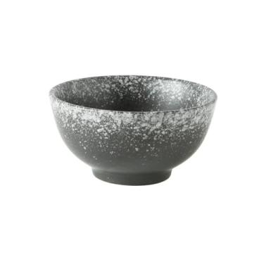 Imagem de Tigela de arroz redonda esmaltada de cerâmica grossa utensílios de mesa pequenos criativos japoneses - 11,4 cm décimo segundo mês lunar