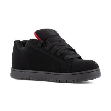 Imagem de DC Tênis masculino Court Graffik Work preto e vermelho com bico composto, Preto, 10 Wide