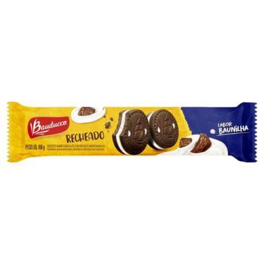 Imagem de Kit c/ 6 Biscoito Recheado Bauducco Sabor Baunilha 108g