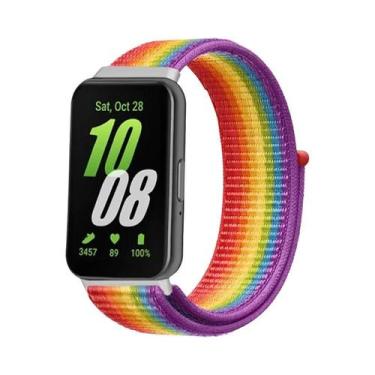 Imagem de Pulseira De Nylon Ajustável Para Samsung Galaxy Fit 3, Acessórios De S