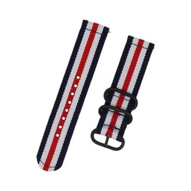 Imagem de Pulseira De Relógio Esportiva Unissex Em Nylon Trançado 18mm 20mm 22mm