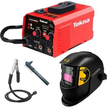 Imagem de Máquina Inversora Solda Eletrodo 120A TW130I-MIGMMA TEKNA + Máscara de