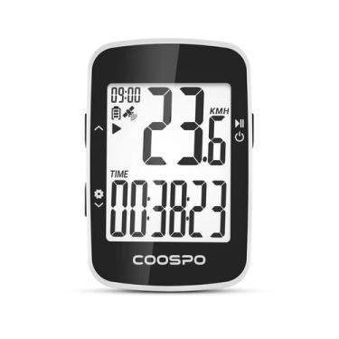 Imagem de Computador de bicicleta GPS CooSpo BC26 Wireless com luz de fundo e ba