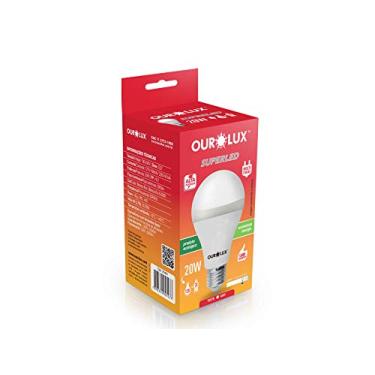 Imagem de Lampada LED Bulbo OUROLUX, Branca, 20W, Bivolt, Base E27