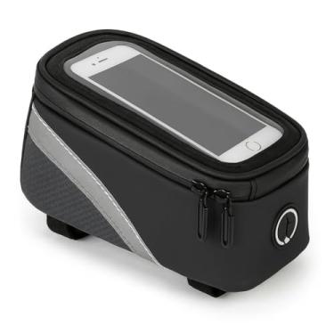 Imagem de Bolsa Porta Celular De Quadro Impermeável Acessórios Alforge