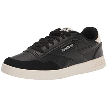 Imagem de Reebok Tênis feminino de couro clássico - preto ou branco, tamanho 34 a 43, preto/preto/giz, 40 BR