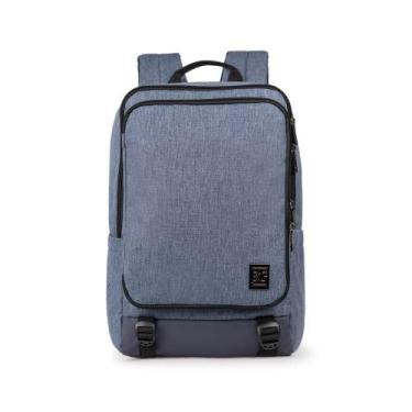Imagem de Mochila Masculina Executiva Para Notebook City Block Azul - Bagaggio, 