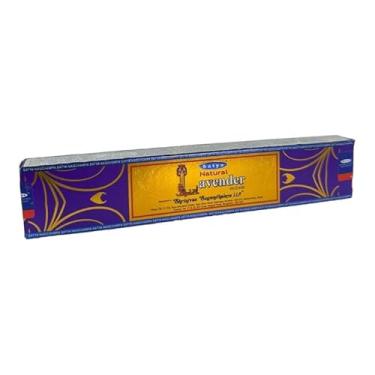 Imagem de Incenso Lavanda Massala Natural Lavender Satya Cx c 12Var