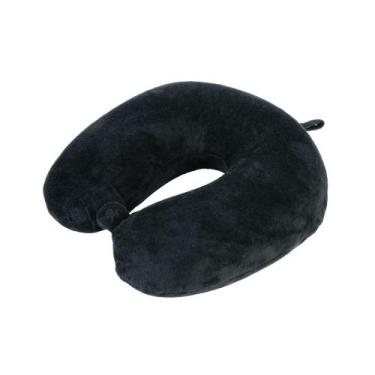 Imagem de Almofada de pescoço de Viscoelátisco Preto - Bagaggio, U