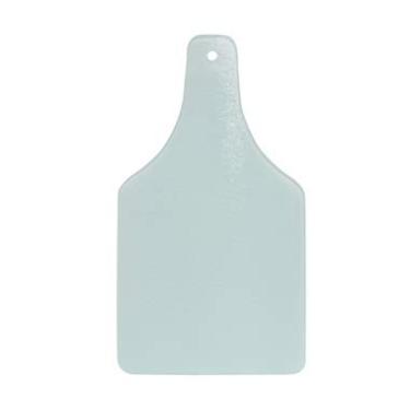 Imagem de Tábua de corte temperada de vidro em forma de garrafa em branco por sublimação de tinta transferência térmica 2 peças 19 x 36 cm 1,5'' x 1'' polegadas artesanato cozinha lava-louças