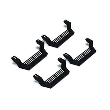 Imagem de Rampage 26410034 Black Short Steps para Rock Rail Nerf Bar, conjunto de 4 peças