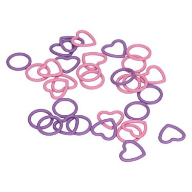 Imagem de ZJchao Marcadores de Ponto para crochê, Marcadores de Ponto de tricô Conjunto 32 de de crochê de Metal Fáceis de Usar para tricô, Costura