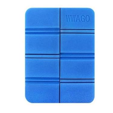 Imagem de Almofada de assento dobrável para uso ao ar livre - Almofada de assento portátil isolada à prova d'água, acampamento, caminhada, piquenique, pesca (azul)