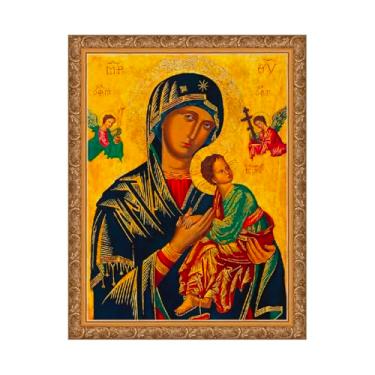 Imagem de Quadro Nossa Senhora do Perpétuo Socorro com moldura (G)