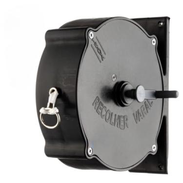 Imagem de Varal Retratil, Varal de Roupas Retrátil 30 Metros Corda Resistente Forte(preto)