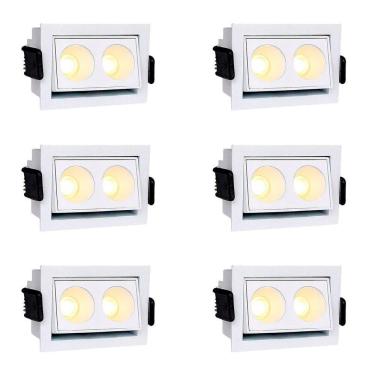 Imagem de Kit 6 Mini Spot Foco Móvel Downlight Embutir Led Micro Bet94