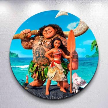 Imagem de Capas p/ Painel Sem Estrutura Redondo Baby Princesa Dos Mares Sublimad