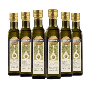Imagem de Kit com 6 Azeites de Oliva Extra Virgem Vicente Só 250ml