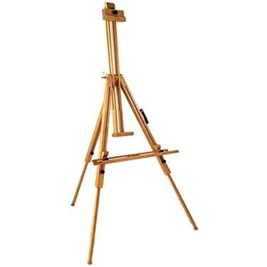 Imagem de Cavalete de artista com suporte de tripé cavalete de pintura, inclinação de altura portátil ajustável profissão artista pintura cavalete de estúdio cavaletes para exibição,