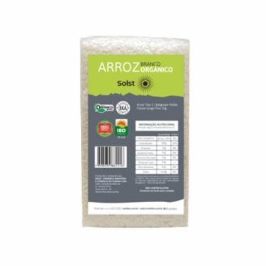 Imagem de Kit 3X: Arroz Agulhinha Longo Branco Orgânico Solst 1Kg